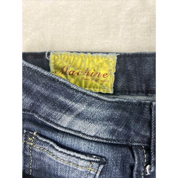 Machine Nouvelle Mode Women’s Jeans Size US 29 / 7 Dark Wash Blue Skinny - Picture 3 of 11